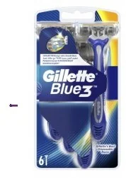 Gillette Blue III golarki ostrzowe 6 sztuk - Maszynki do golenia i wkłady - miniaturka - grafika 2