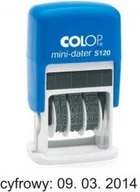 Datowniki - Colop Datownik samotuszujący S120 cyfrowy czarny 104686 - miniaturka - grafika 1