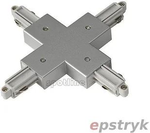 Spotline Łącznik X do 1-F szyny, srebrnoszary PROMOCJA 143162 - Lampy sufitowe - miniaturka - grafika 2