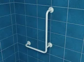 Akcesoria łazienkowe - Makoinstal Poręcz kątowa typu L, lewa, mocowana do ściany UKL - miniaturka - grafika 1