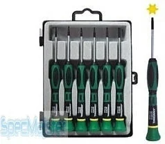 Jonnesway (R) Komplet 6 szt. wkrętaków precyzyjnych torx D3750T06S - Śrubokręty - miniaturka - grafika 3