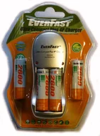 Ładowarki i akumulatory - EverFast Ładowarka z 4xAA 2600 mAh + Adapter z R6 na R14 - miniaturka - grafika 1