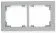 Karlik Deco Srebrny Ramka x2 7DR-2 - Klawisze i ramki - miniaturka - grafika 2