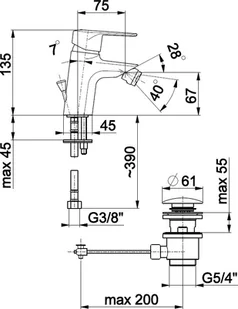 KFA German 4517-015-00 - Baterie bidetowe - miniaturka - grafika 3