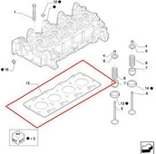 Części i akcesoria do maszyn rolniczych - CNH USZCZELKA GŁOWICY 2830920 - miniaturka - grafika 1