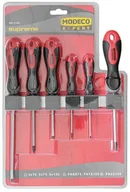 Śrubokręty - Modeco Komplet wkrętaków uniwersalnych, magnesowane, 54 HRC, 6 sztuk MN-11-082 - miniaturka - grafika 1
