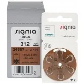 Baterie i akcesoria - Siemens 60 x baterie do aparatów słuchowych Signia 312 MF - miniaturka - grafika 1