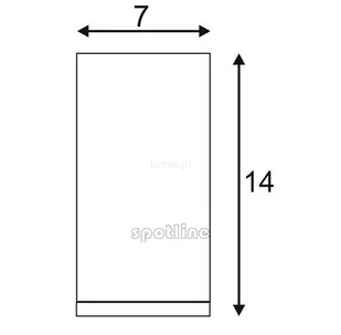 Spotline OUT-BEAM 229664 kinkiet 2x18W/LED 3000K 229664 - Lampy ścienne - miniaturka - grafika 3