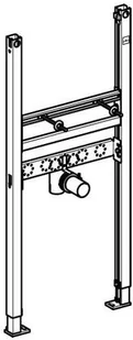 Geberit DuofixBasic - Element montażowy Do umywalki H112 111.471.00.1 - Nogi i stelaże pod umywalki - miniaturka - grafika 2