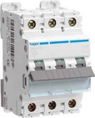 Bezpieczniki elektryczne - Hager Wyłącznik nadprądowy 6 KA C 3-BIEG 10A MC310 MCN310 - miniaturka - grafika 1