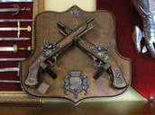 Repliki - broń - WŁOCHY WYJĄTKOWE PISTOLETY SKAŁKOWE NA ZAWIESZCE - miniaturka - grafika 1