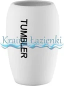 Kubki na szczoteczki do zębów - Bisk rio biały kubek kosmetyczny 05692 - miniaturka - grafika 1