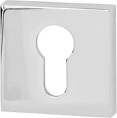 Szyldy i rozety - VDS Rozeta kwadratowa WKŁADKA R46 CHROM 42-0021 - miniaturka - grafika 1