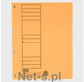 Teczki i skoroszyty - Elba Skoroszyt oczkowy A4, pomarańczowy - miniaturka - grafika 1