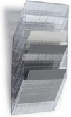 Pojemniki biurowe - Durable FLEXIBOXX A4 6 poziomych pojemników na dokumenty, przezroczyste - miniaturka - grafika 1
