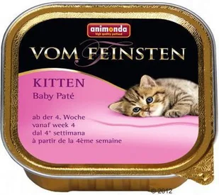 Animonda vom Feinsten Kitten Baby Paté 6 x 100g Z naturalną tauryną - Mokra karma dla kotów - miniaturka - grafika 2