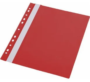 PANTA PLAST SKOROSZYT Z EUROPERFORACJĄ Z PP CZERWONY. - Teczki i skoroszyty - miniaturka - grafika 2