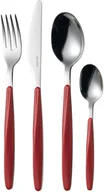 Zestawy sztućców - Guzzini Komplet sztućców My Fusion 24 el. czerwone 11070055 - miniaturka - grafika 1