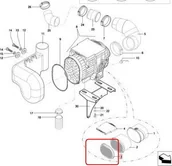 Części i akcesoria do maszyn rolniczych - CNH FILTR POWIETRZA MAŁY NEW HOLLAND 84497893 - miniaturka - grafika 1