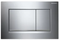Przyciski spłukujące - Geberit Sigma 30 przycisk do wc chrom mat chrom 115883KH1 115.883.KH.1 - miniaturka - grafika 1