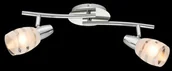 Lampy sufitowe - Globo Lighting lampy sufitowe listwy Chrom, 2-punktowe 54985-2 - miniaturka - grafika 1