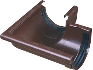 Marley Łuk rynnowy zewnętrzny średnica 7 5 cm brązowy - Rynny i akcesoria - miniaturka - grafika 2