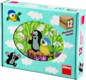 Klocki - Dino Drewnine Krecik i ptaszek - miniaturka - grafika 1