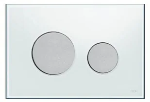 TECE Przycisk spłukujący ze szkła do WC loop 9240659 szkło białe przyciski c - Przyciski spłukujące - miniaturka - grafika 2