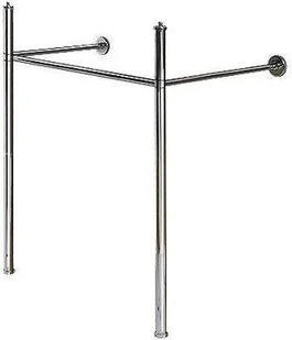 Duravit Vero - Stelaż, chrom wysokość regulowana +50 mm, chrom 0030631000 - Nogi i stelaże pod umywalki - miniaturka - grafika 2