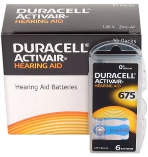Duracell 120 x baterie do aparatów słuchowych ActivAir 675 MF - Baterie i akcesoria - miniaturka - grafika 2