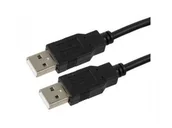 Kable USB - Gembird Kabel USB AM-AM 1.8m black CCP-USB2-AMAM-6 - miniaturka - grafika 1