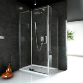 Kabiny prysznicowe - Actima Axel Colors 120x80 lewa KAAX.1305.1200.L/KAAX.1306.80 - miniaturka - grafika 1