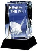 Golf - Longridge Golf Akcesoria Nearest The Pin Trofeum 95 Mm, Przezroczyste, (CR9255_Klar) - miniaturka - grafika 1