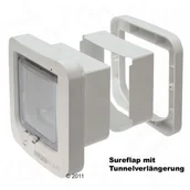 Pozostałe akcesoria dla kotów - SureFlap Przedłużenie tunelu do Drzwiczek - Przedłużenie tunelu białe - miniaturka - grafika 1