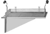 Frytownice gastronomiczne - Bartscher Półka do odstawiania kosza - miniaturka - grafika 1