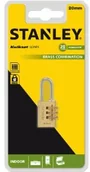 Kłódki - Stanley KŁÓDKA MOSIĘŻNA Z 3-CYFROWYM SZYFREM (20 MM) 81130371401 - miniaturka - grafika 1