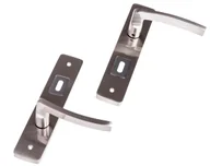 Klamki - Kuchinox Klamka drzwiowa Madera długi szyld satyna/chrom - miniaturka - grafika 1