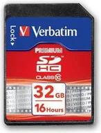 Karty pamięci - Verbatim SDHC Class 10 32GB (43963) - miniaturka - grafika 1