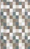 Zasłony prysznicowe - Kleine Wolke 5270271305 Check, zasłony prysznicowej 180 x 200 cm, taupe - miniaturka - grafika 1