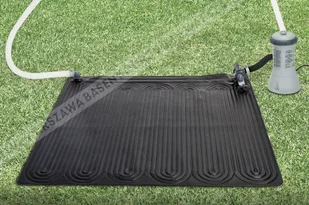 Lumarko Solarna mata grzewcza 1,2 x 1,2 m, PVC, czarna, 28685 - Akcesoria do basenów - miniaturka - grafika 2