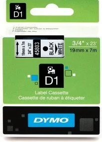 Dymo Taśma D1- 19mm x 7m czarny/biały (S0720830) - Etykiety do drukarek - miniaturka - grafika 2