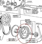Części i akcesoria do maszyn rolniczych - CNH KOŁO PASOWE NA PRZEKŁADNI BEZSTOPNIOWEJ LAVERDA 300114379 - miniaturka - grafika 1