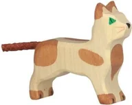 Figurki dla dzieci - Holztiger Drewniany Kot 80057 - miniaturka - grafika 1