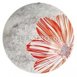 Candellux kinkiet plafon SPRING 30 13-04055 czerwony kwiaty - Lampy ścienne - miniaturka - grafika 2