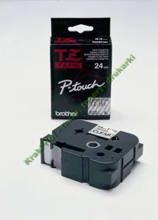 Brother taśma 24mm black on clear TZE151 - Akcesoria do kas i terminali - miniaturka - grafika 6