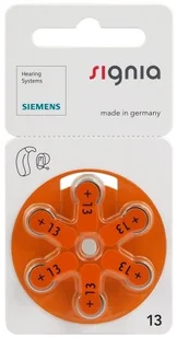 Siemens 6 x baterie do aparatów słuchowych Signia 13 MF - Baterie i akcesoria - miniaturka - grafika 2