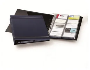 Durable Wizytownik Visifix na 400 wizytówek granat 2388/07 - Wizytowniki - miniaturka - grafika 2