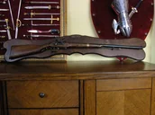 Repliki - broń - WŁOCHY ZESTAW STRZELBA WRAZ Z DREWNIANYM TABLO 1732R. REPLIKA BRONI - miniaturka - grafika 1