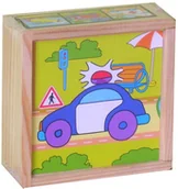 Klocki - Brimarex Drewno KLOCKI Drewniane, Pojazdy ZAREK015295 - miniaturka - grafika 1