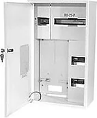 Rozdzielnie elektryczne - Karwasz RU-25-P Rozdzielnica uniwersalna; podtynkowo - natynkowa częściowo plombowana - miniaturka - grafika 1